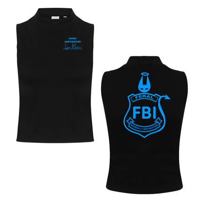Lisa-Marie FBI  Neon UV Reactive Sleeveless Crop