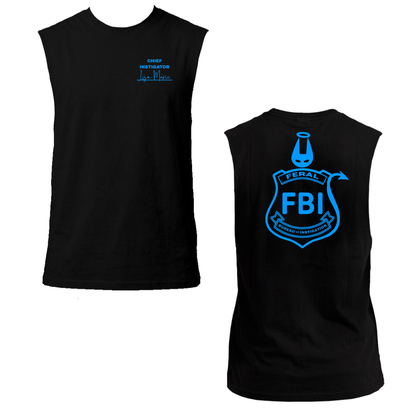 Lisa-Marie FBI Neon UV Reactive Sleeveless Tshirt
