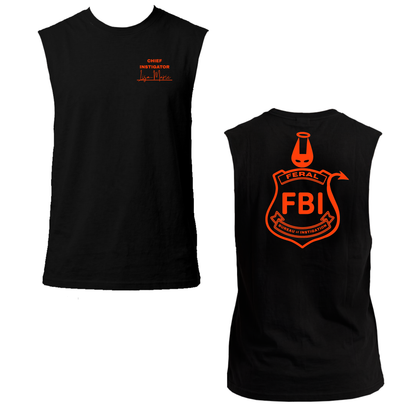 Lisa-Marie FBI Neon UV Reactive Sleeveless Tshirt