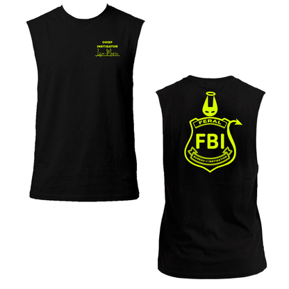 Lisa-Marie FBI Neon UV Reactive Sleeveless Tshirt