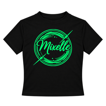 Mixelle Halo UV Reactive Cropped Tshirt