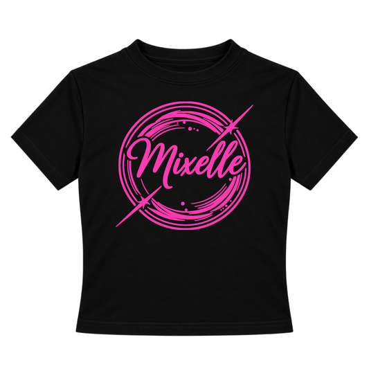 Mixelle Halo UV Reactive Cropped Tshirt
