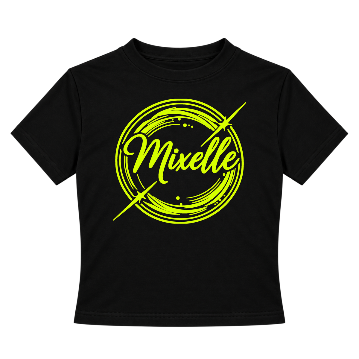 Mixelle Halo UV Reactive Cropped Tshirt