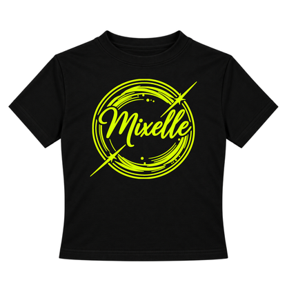 Mixelle Halo UV Reactive Cropped Tshirt