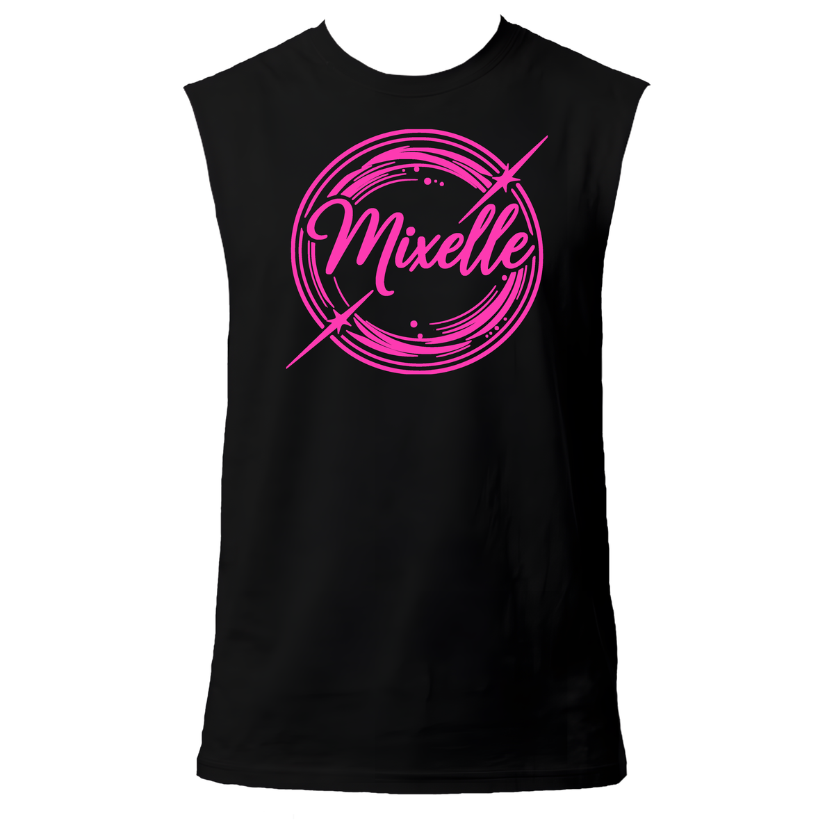 Mixelle Halo Neon UV Reactive Sleeveless Tshirt