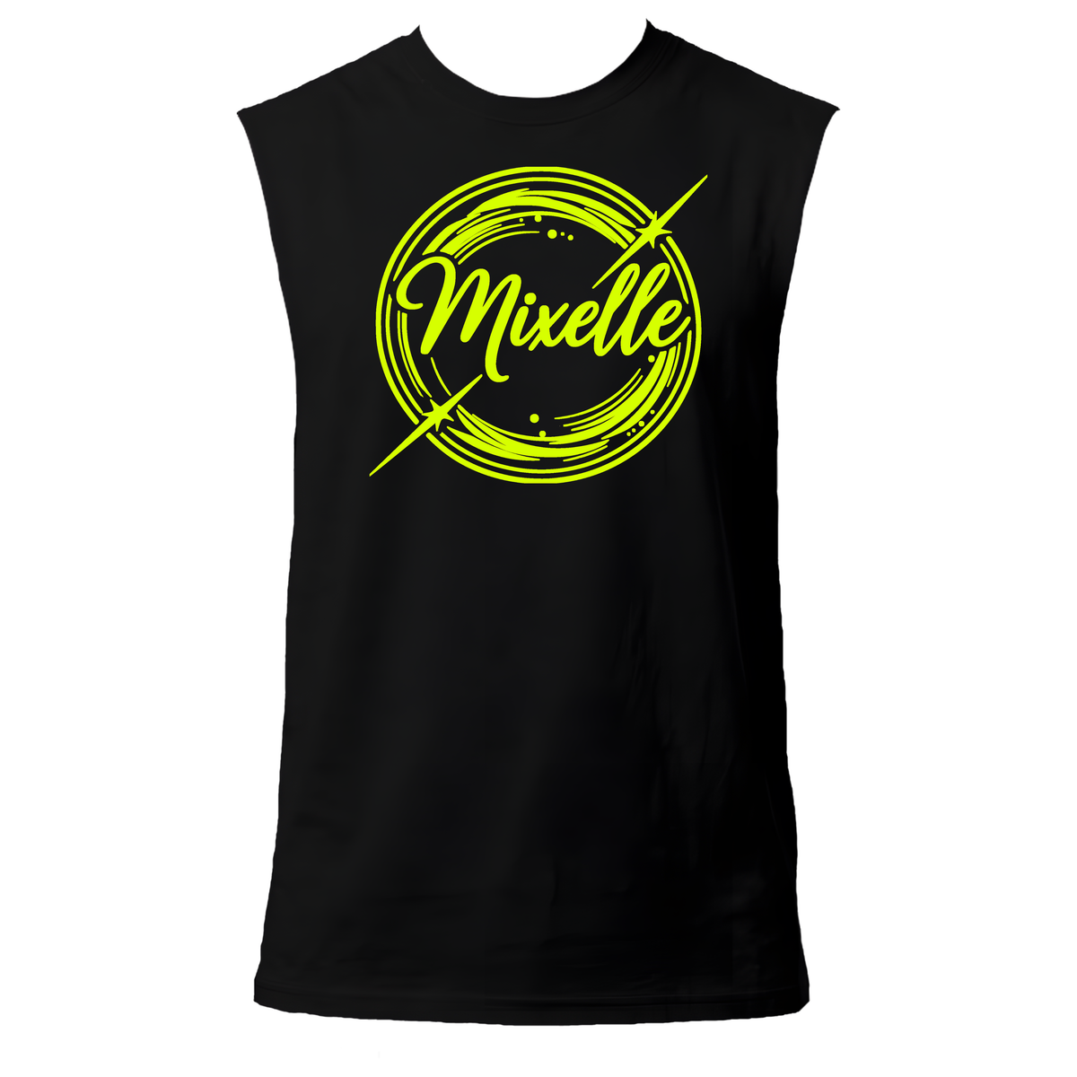 Mixelle Halo Neon UV Reactive Sleeveless Tshirt