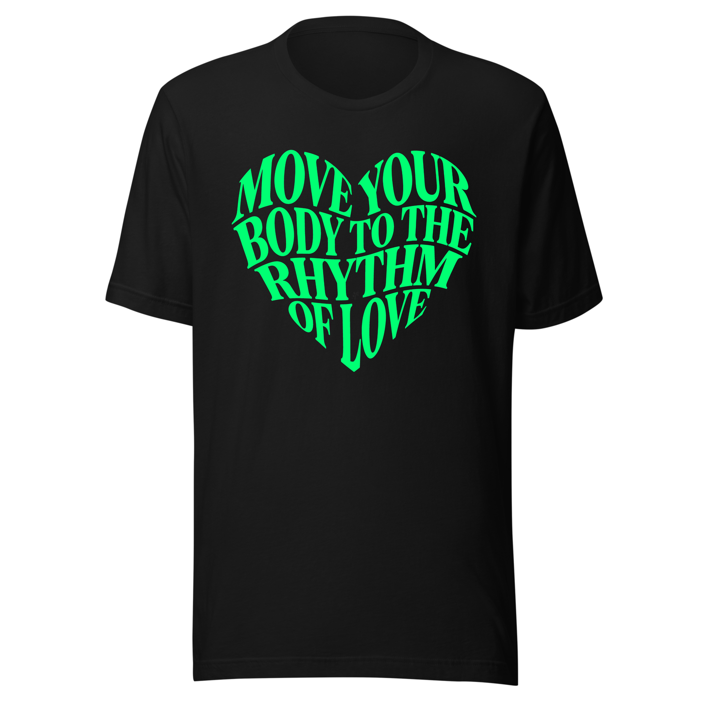 Move Your Body UV Reactive Classic Short Sleeved Tshirt