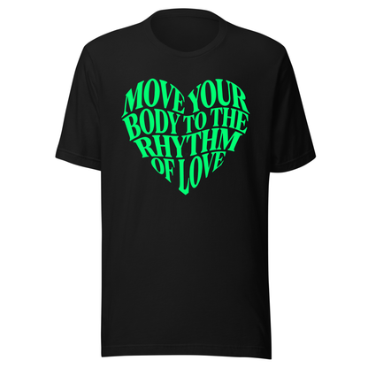 Move Your Body UV Reactive Classic Short Sleeved Tshirt
