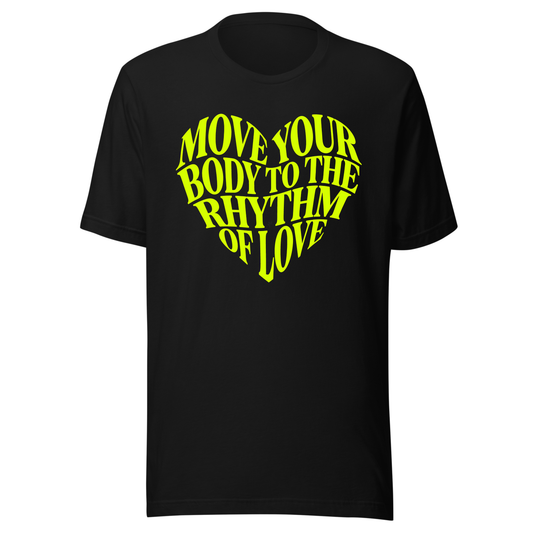 Move Your Body UV Reactive Classic Short Sleeved Tshirt