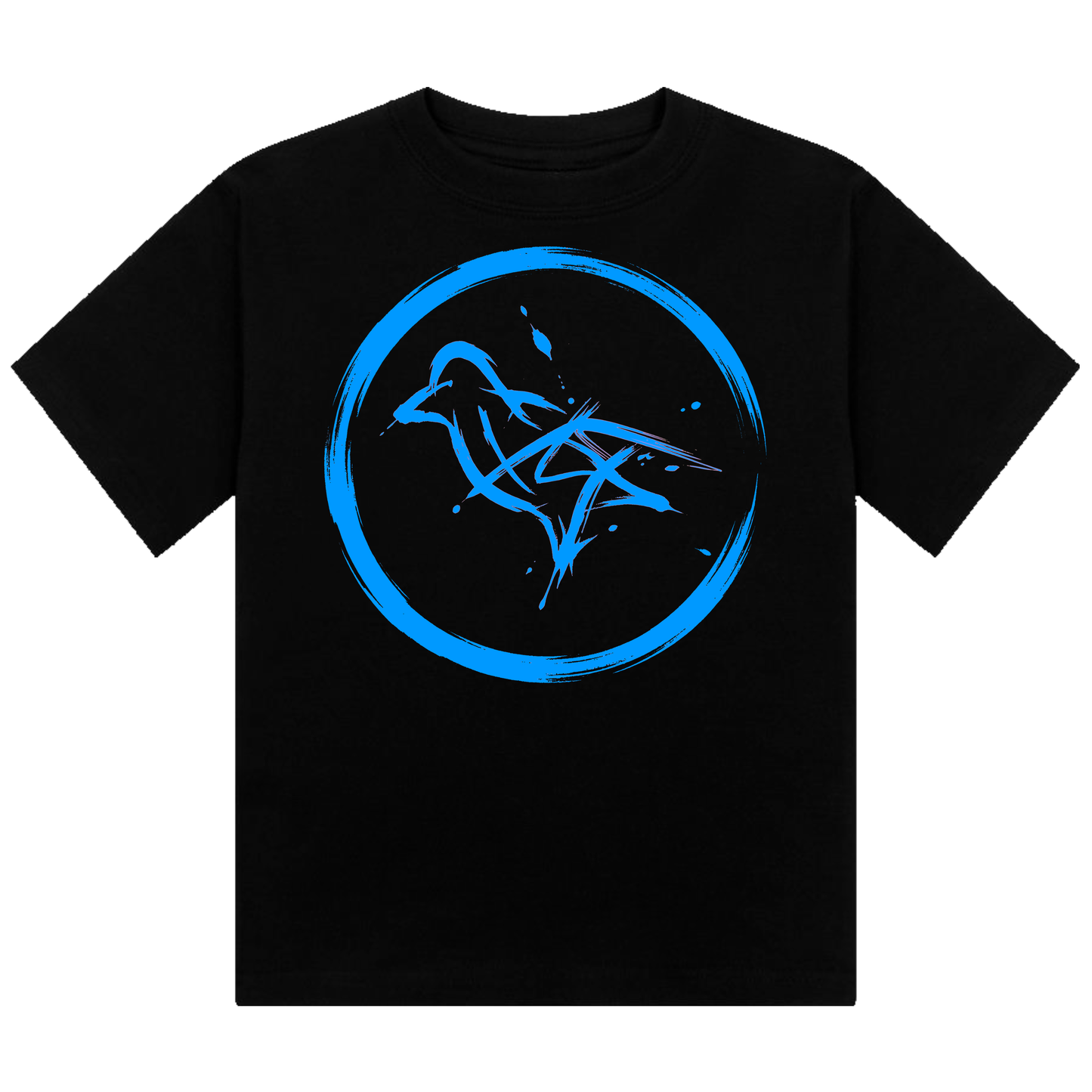 Dove Neon UV Reactive Cropped Tshirt