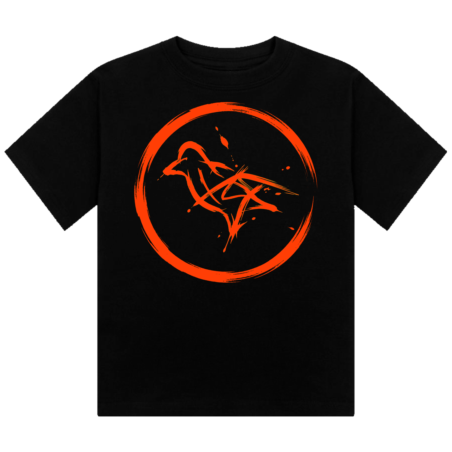 Dove Neon UV Reactive Cropped Tshirt