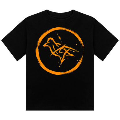 Dove Neon UV Reactive Cropped Tshirt