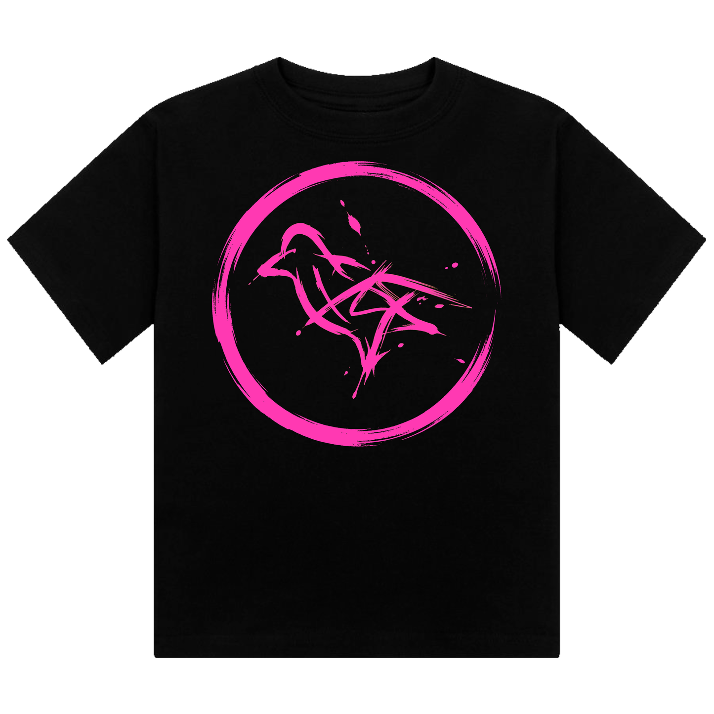 Dove Neon UV Reactive Cropped Tshirt