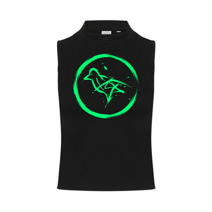 Dove Neon UV Reactive Sleeveless Crop