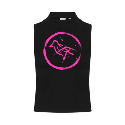 Dove Neon UV Reactive Sleeveless Crop
