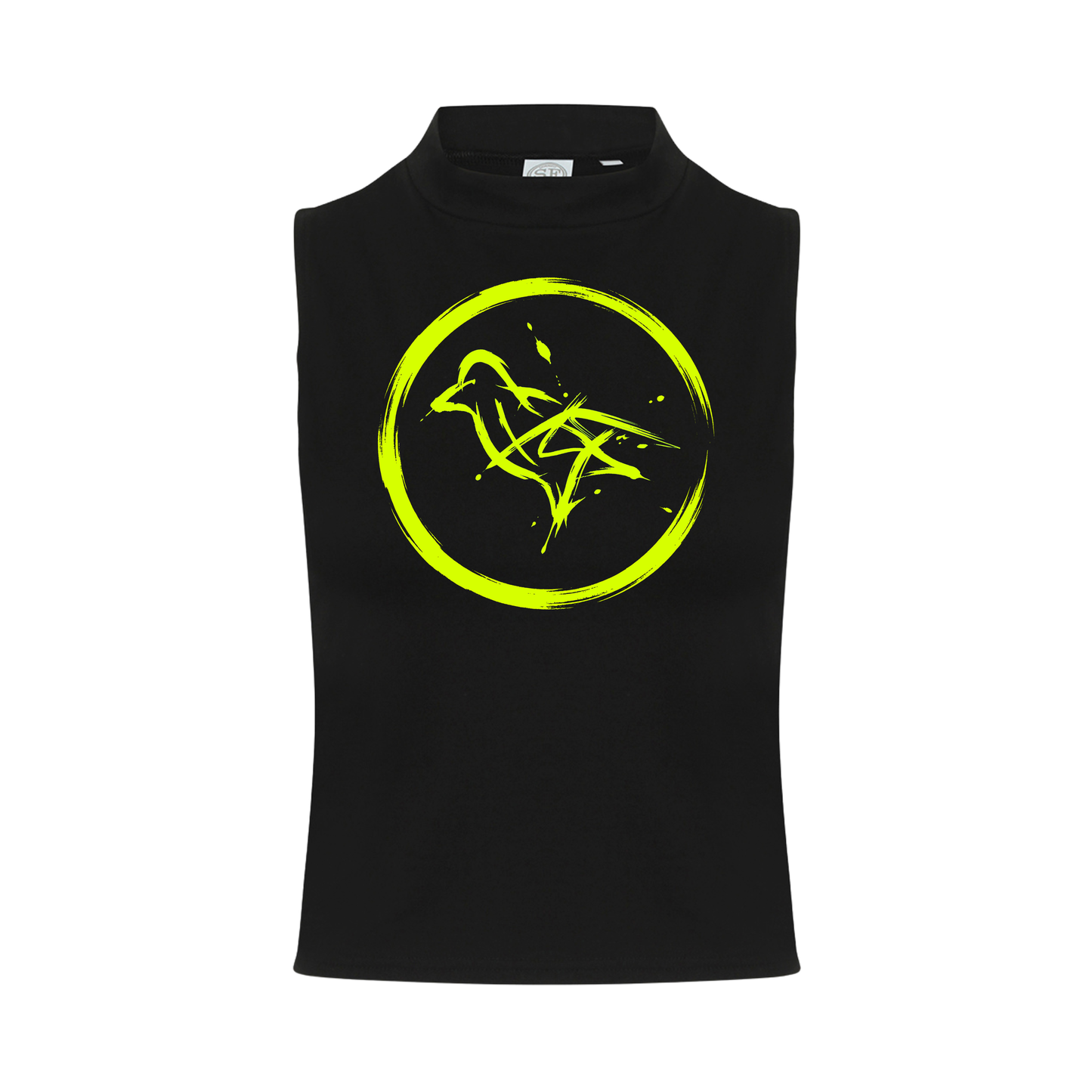 Dove Neon UV Reactive Sleeveless Crop