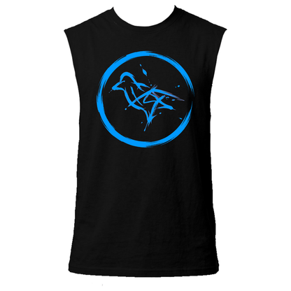 Dove Neon UV Reactive Sleeveless Tshirt
