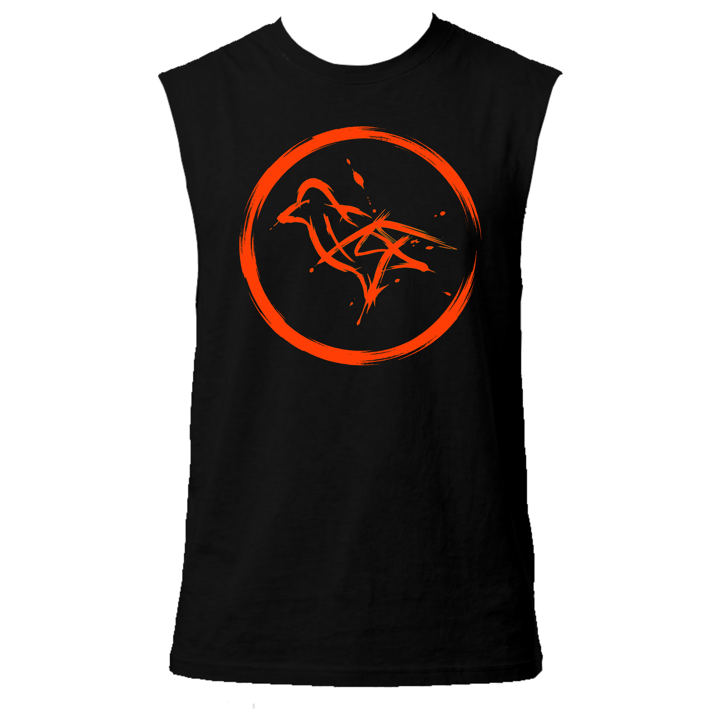 Dove Neon UV Reactive Sleeveless Tshirt