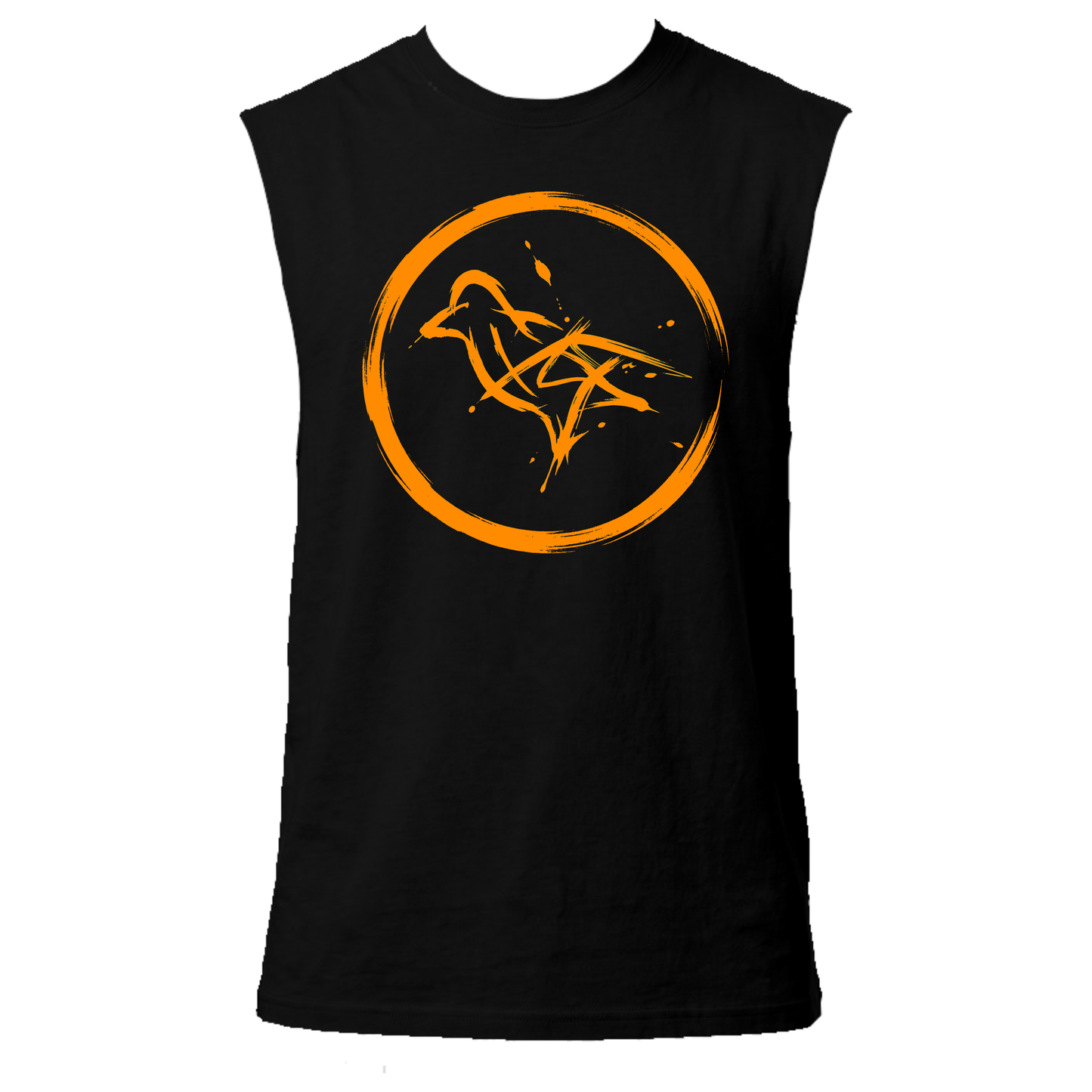 Dove Neon UV Reactive Sleeveless Tshirt