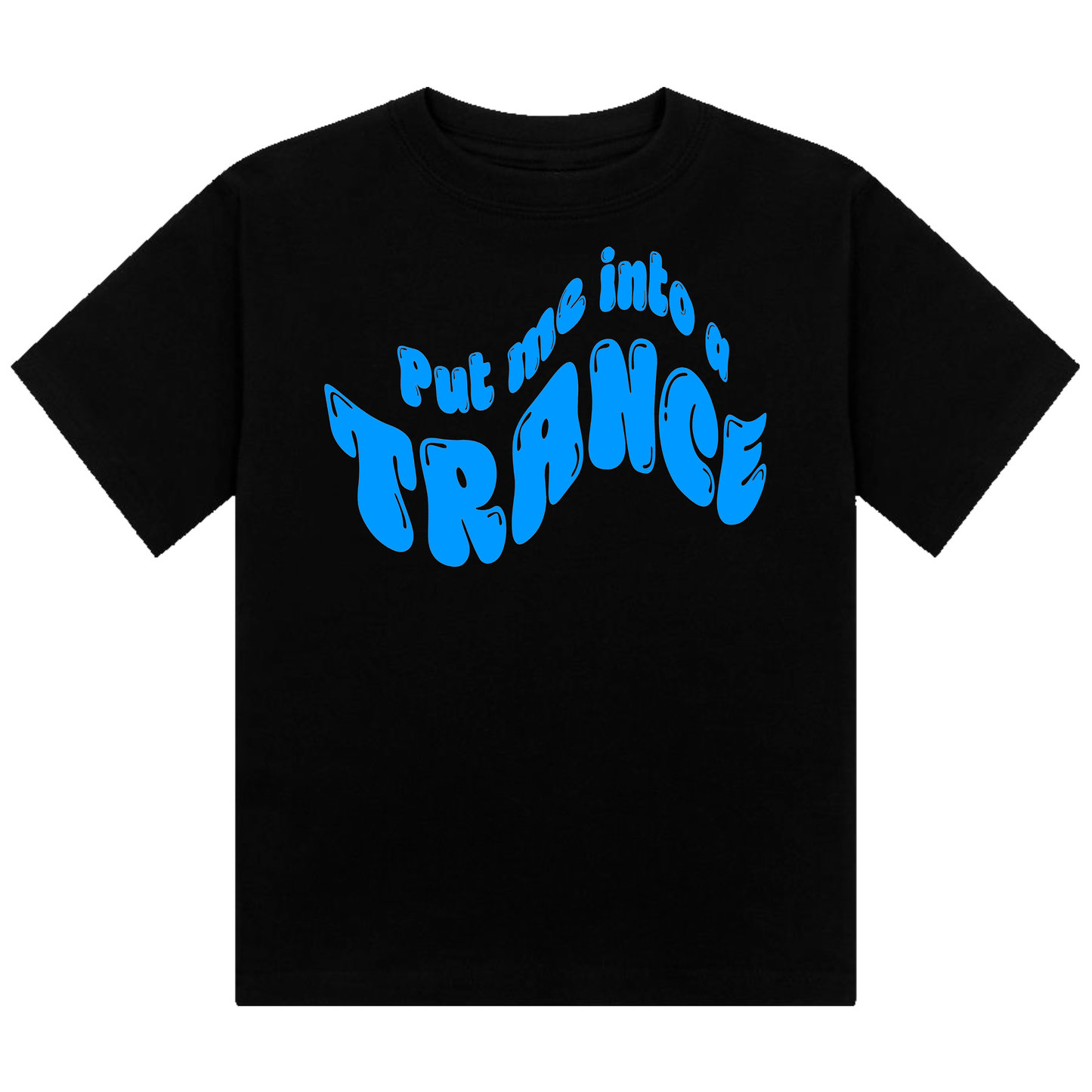 Put me Into A Trance Neon UV Reactive Cropped Tshirt