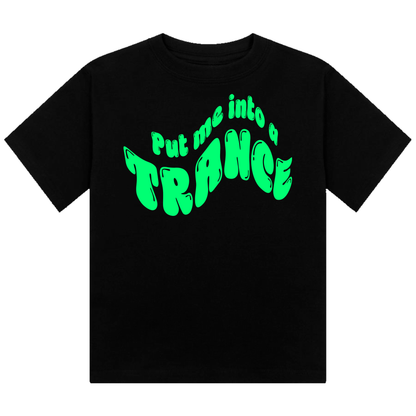 Put me Into A Trance Neon UV Reactive Cropped Tshirt