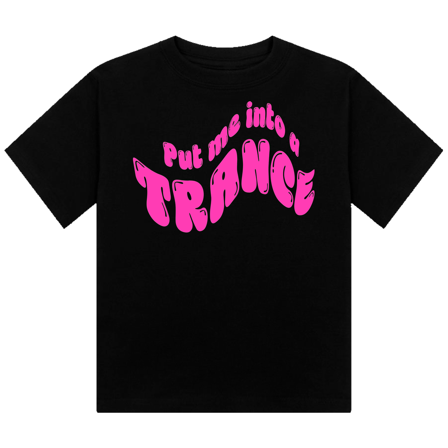 Put me Into A Trance Neon UV Reactive Cropped Tshirt