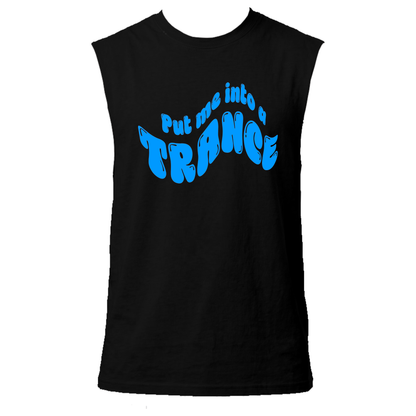 Put Me Into A Trance Neon UV Reactive Sleeveless Tshirt