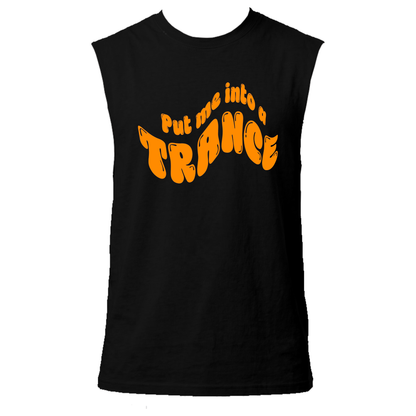 Put Me Into A Trance Neon UV Reactive Sleeveless Tshirt