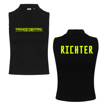 Richter X Trance Central Neon UV Reactive Sleeveless Crop