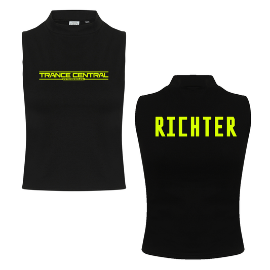 Richter X Trance Central Neon UV Reactive Sleeveless Crop