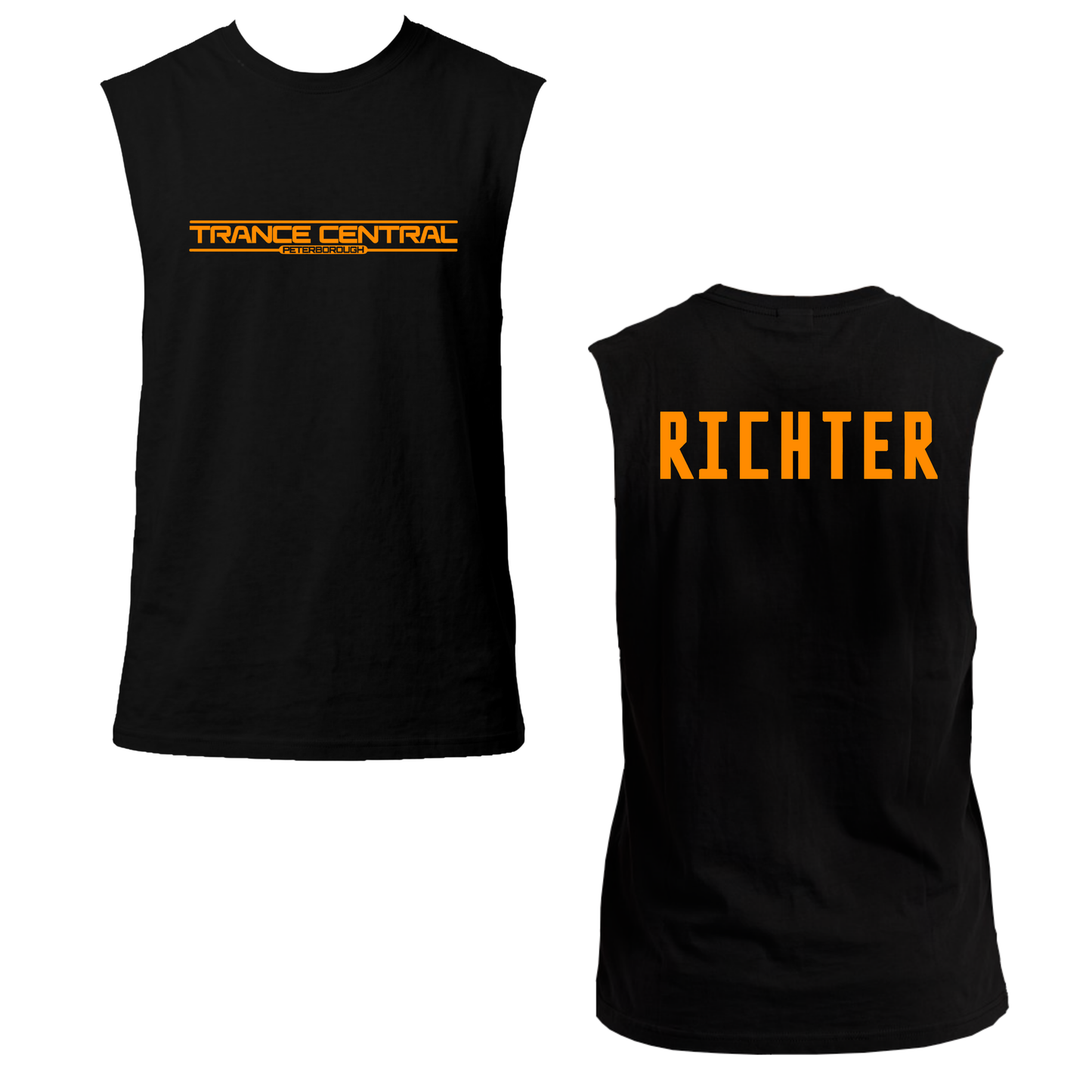 Richter X Trance Central Neon UV Reactive Sleeveless Tshirt