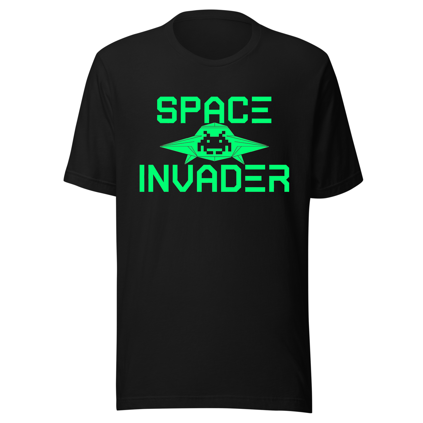 Space Invader UV Reactive Classic Short Sleeved Tshirt