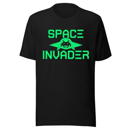 Space Invader UV Reactive Classic Short Sleeved Tshirt