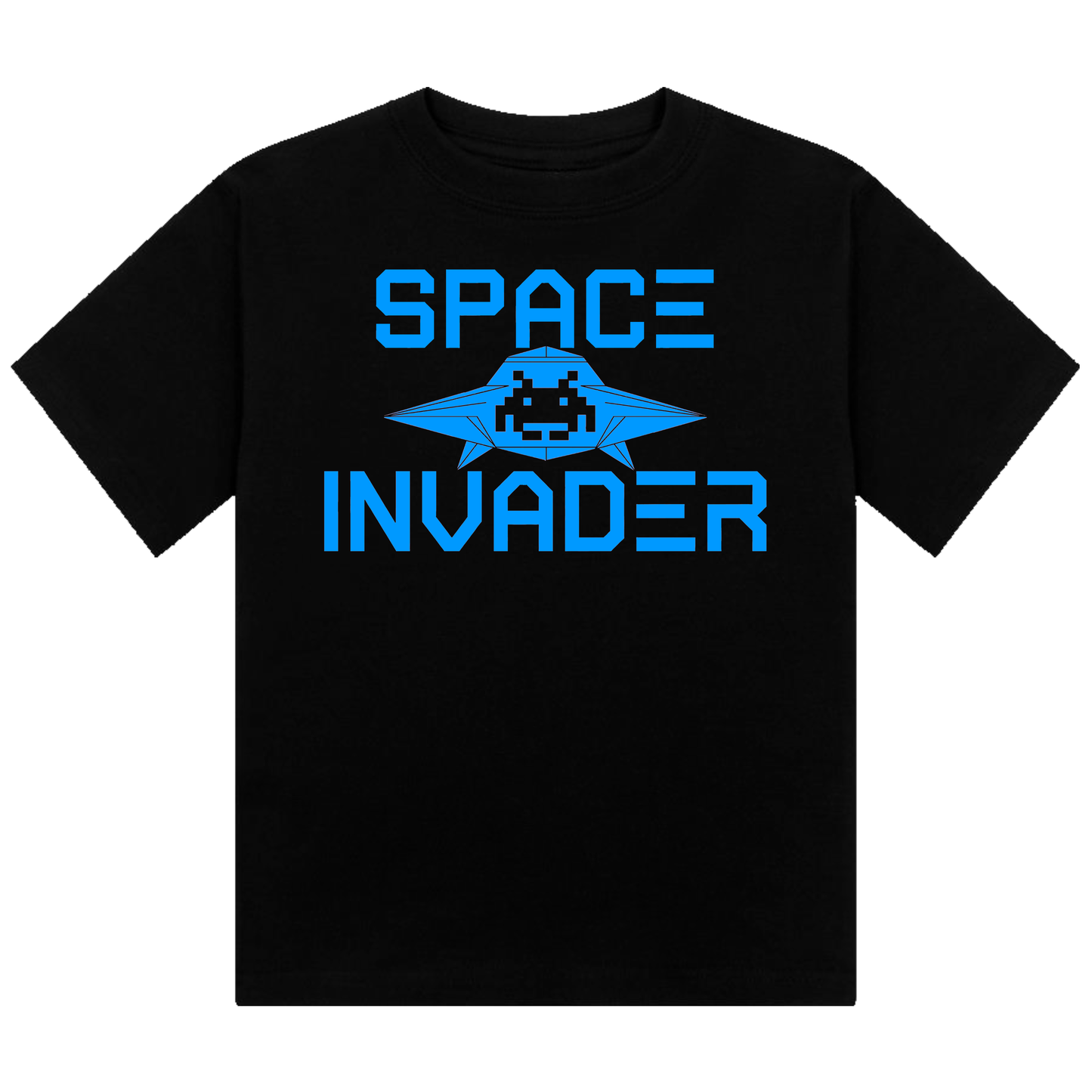 Space Invader Neon UV Reactive Cropped Tshirt