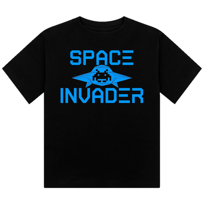 Space Invader Neon UV Reactive Cropped Tshirt