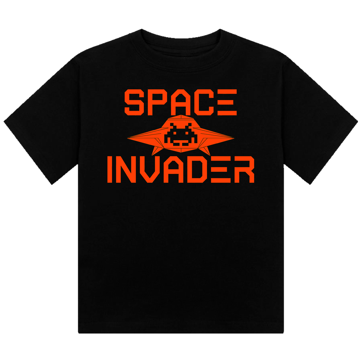 Space Invader Neon UV Reactive Cropped Tshirt