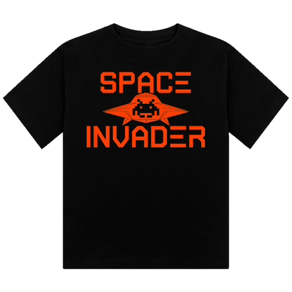 Space Invader Neon UV Reactive Cropped Tshirt