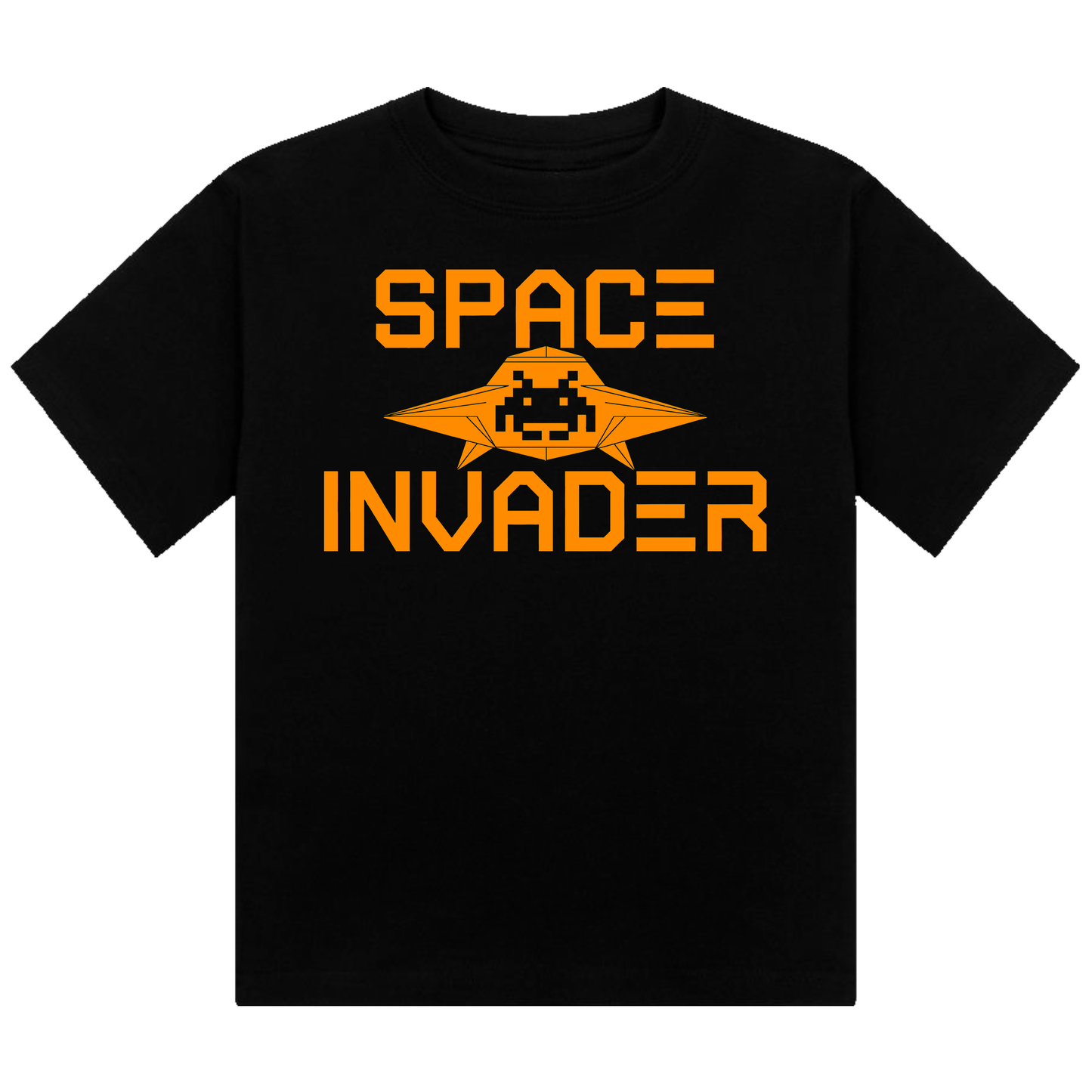 Space Invader Neon UV Reactive Cropped Tshirt