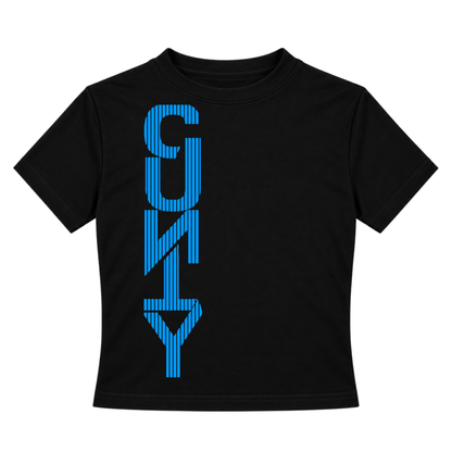 Straight Up C#nty Neon UV Reactive Cropped Tshirt