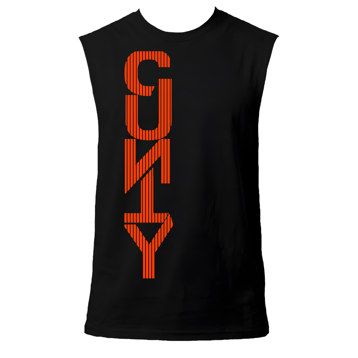 Straight Up C#nty Neon UV Reactive Sleeveless Tshirt