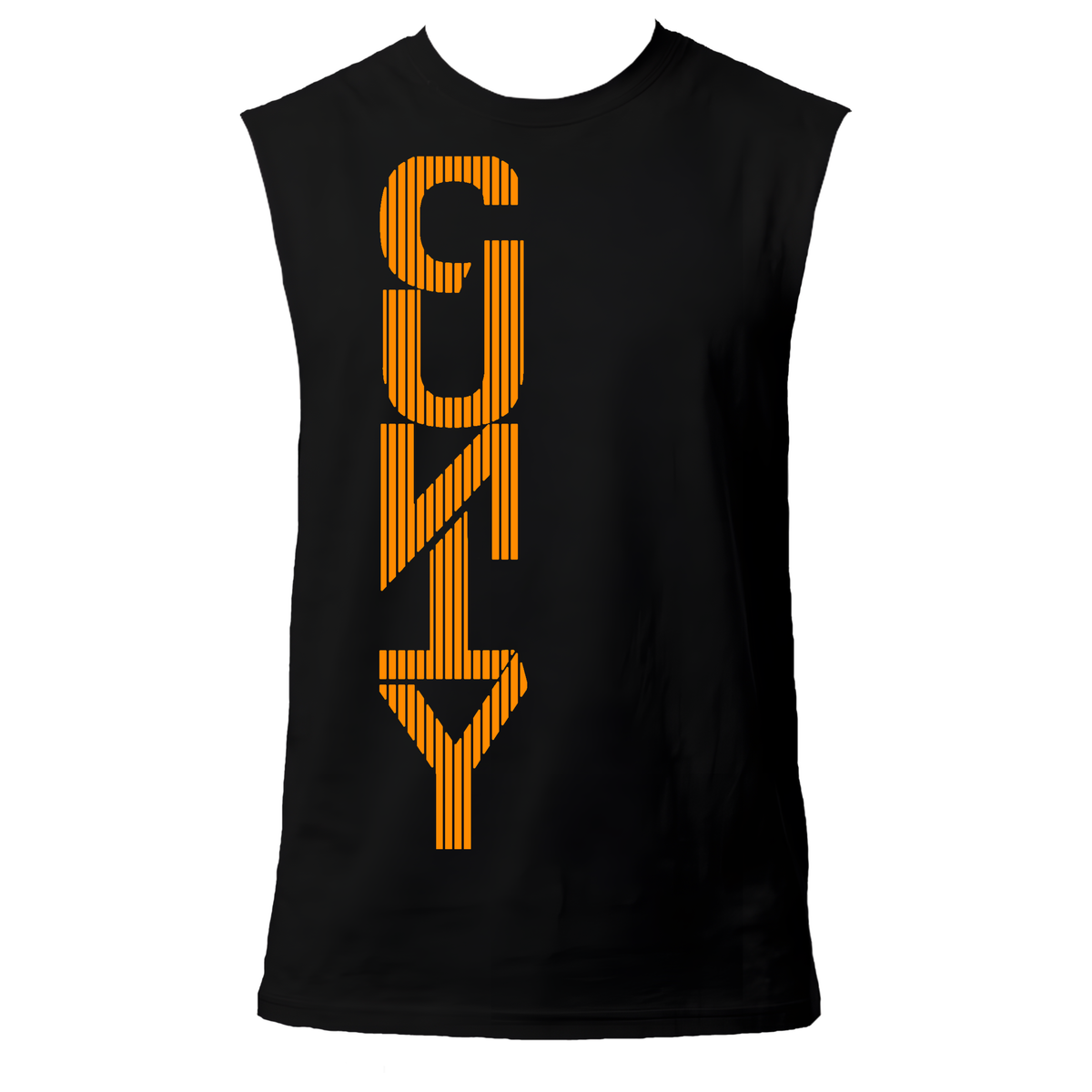 Straight Up C#nty Neon UV Reactive Sleeveless Tshirt