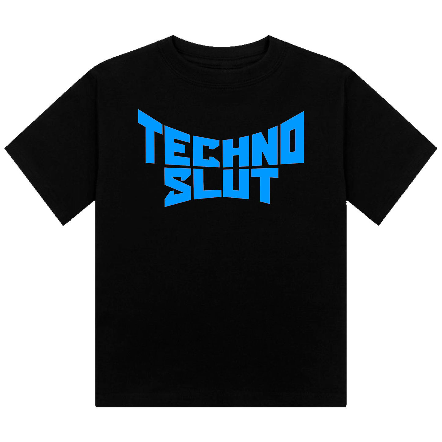 Techno S!ut Neon UV Reactive Cropped Tshirt