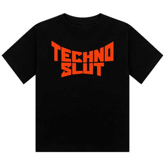 Techno S!ut Neon UV Reactive Cropped Tshirt