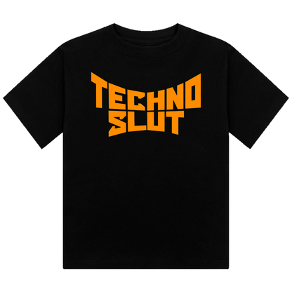 Techno S!ut Neon UV Reactive Cropped Tshirt