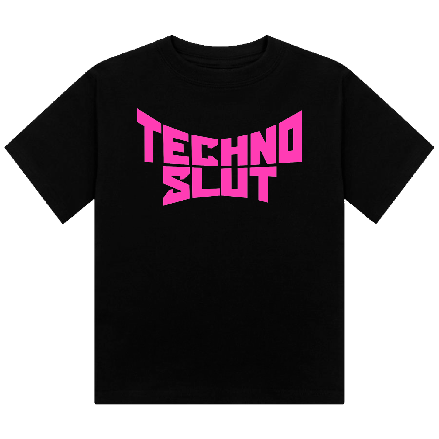 Techno S!ut Neon UV Reactive Cropped Tshirt