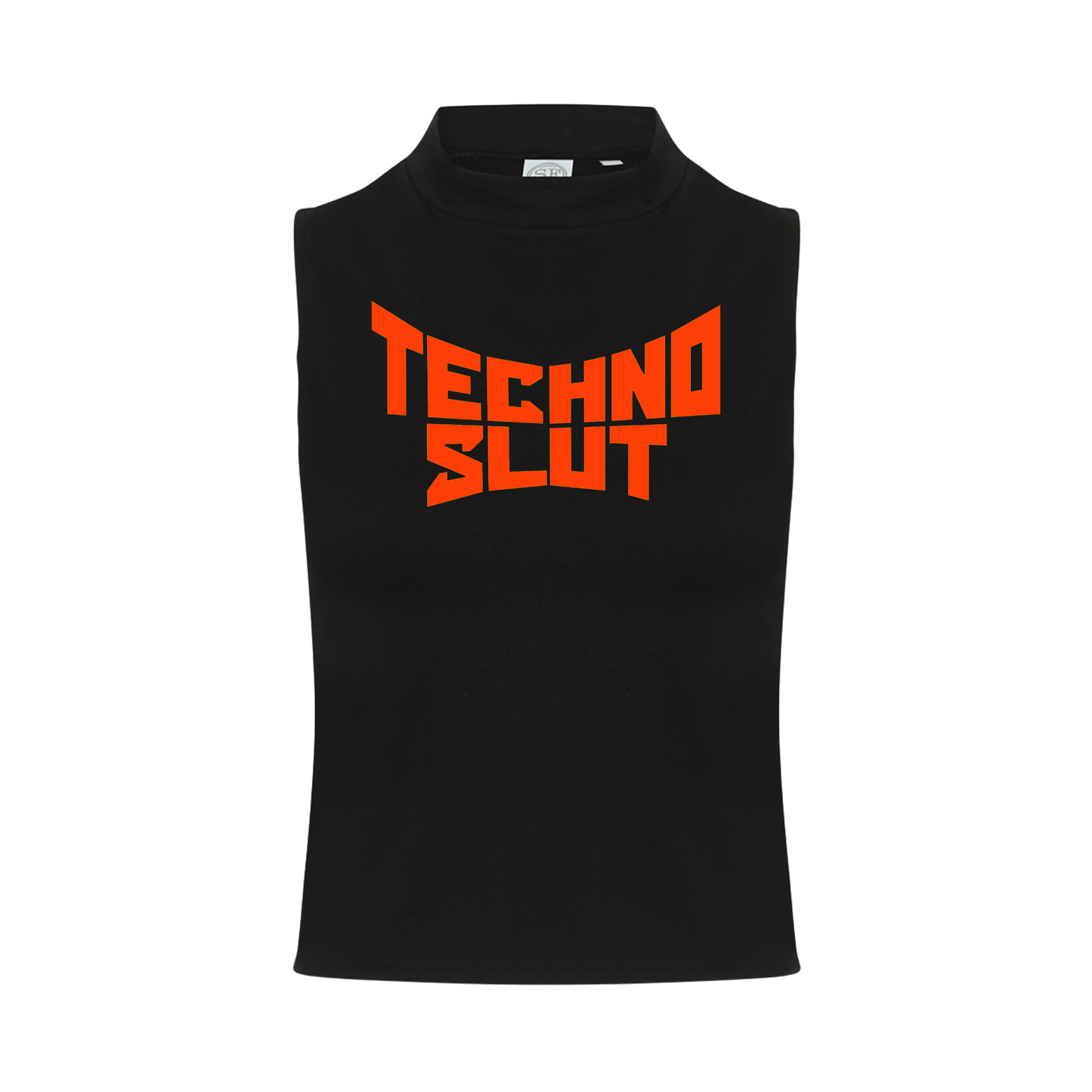 Techno S!ut Neon UV Reactive Sleeveless Crop