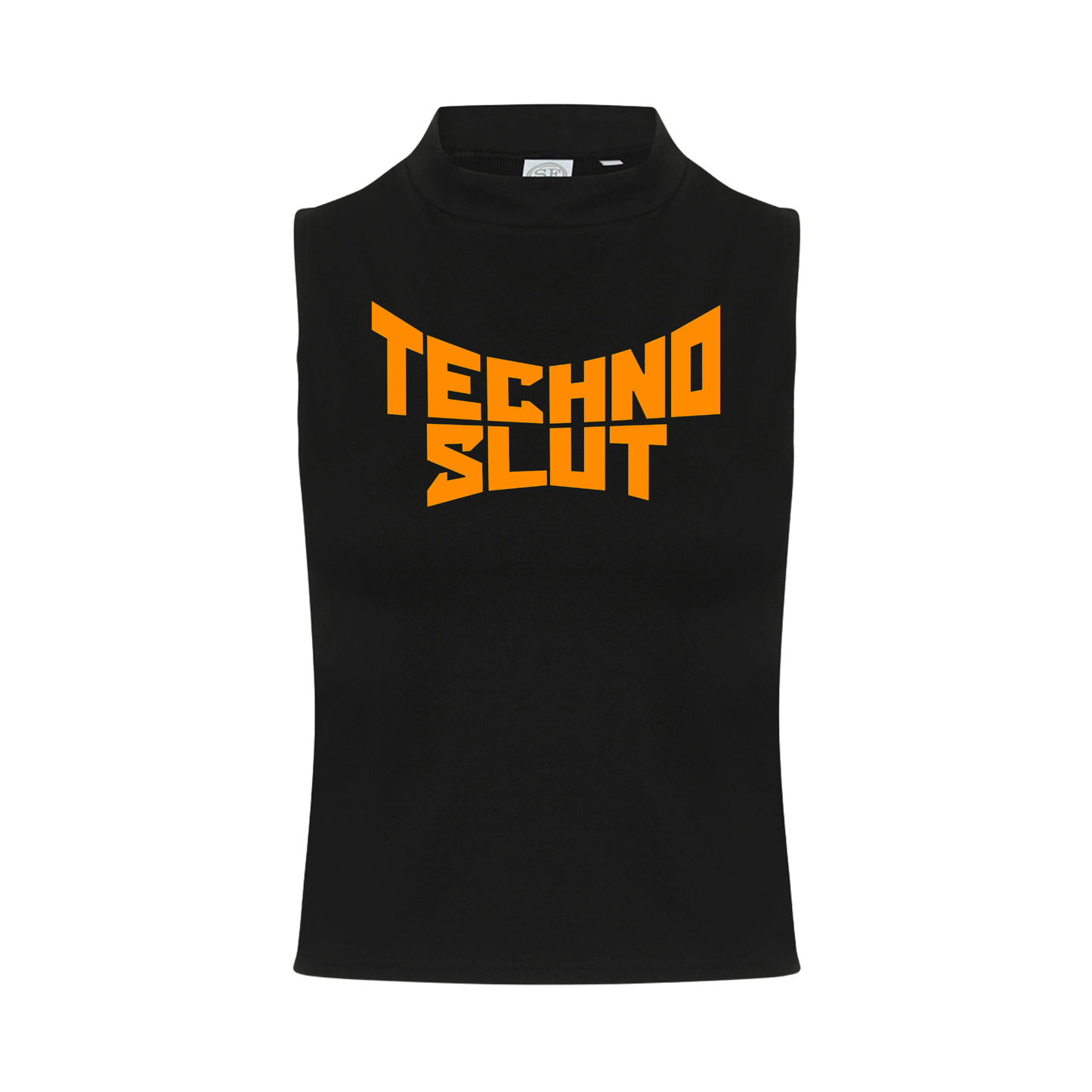 Techno S!ut Neon UV Reactive Sleeveless Crop