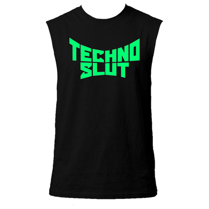 Techno S!ut Neon UV Reactive Sleeveless Tshirt
