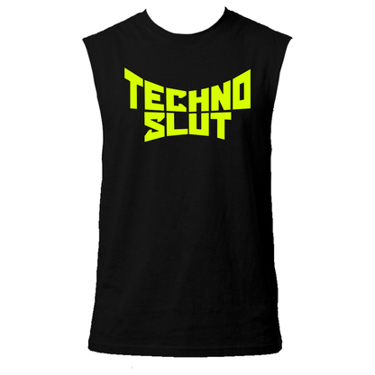 Techno S!ut Neon UV Reactive Sleeveless Tshirt