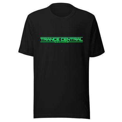 Trance Central Neon UV Reactive Logo Classic Short Sleeved Tshirt